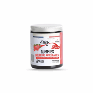 GUMMIES DOULEURS ARTICULAIRES : COLLAGÈNE & ACIDE HYALURONIQUE (FRAISE) – Image 1