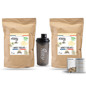 PACK WHEY ISOLAT DOUBLE ICE CRAM VANILLE (ÉDITION LIMITÉE ICE CREAM) – Image 1